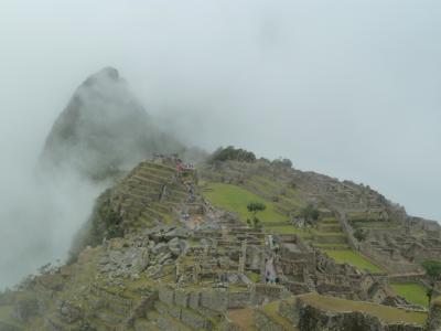 verregnete Sicht auf Maccu Picchu....